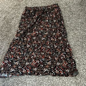 NWOT Old Navy Floral Midi Skirt